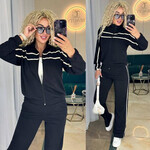 Спортивний костюм жіночий 9037 black (42-48)