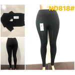 Лосини жіночі (зима) 818 black (46-54) байка