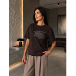 Футболка жіноча F055 brown (S-L)