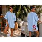 Футболка жіноча FV041 l.blue (one size)