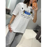 Футболка жіноча 851 white (one size)