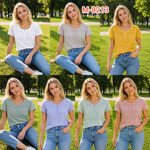 Футболка жіноча 8213 l.grey (XL-4XL)