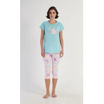 Піжама жіноча TR49 l.blue (S-XL)