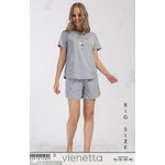 Піжама жіноча TR77 l.grey (XL-4XL)