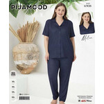 Піжама жіноча 6908 navy (3XL-6XL)