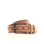 Ремень кожаный оранжевый L35U1W97 35мм 103-30
