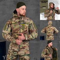Весняна тактична куртка мультикам SoftShell Gore-Tex (ХS-3xl)