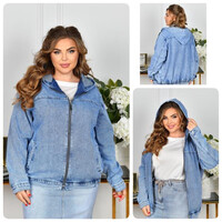 Куртка жіноча 806 l.blue (3XL-8XL)