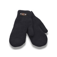 Рукавиці чоловічі (зима) 12-01М вареж.хутро black (one size) мех