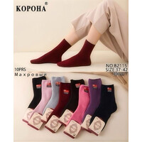 Шкарпетки жіночі (зима) B2115 mix (37-42) махра