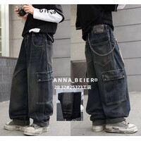 Джинси дитячі 25373 black (28-32)