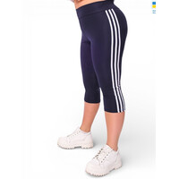 Капрі жіночі 0066 синій (в пачці 4 шт. р.2XL-5XL)