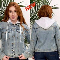 Куртка жіноча 414 l.blue (L-5XL)