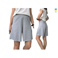 Шорти жіночі 1239  св.сірий (в пачці 4 шт. р.S-XL)
