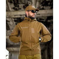Куртка тактична Soft Shell койот (S-3XL)