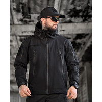 Куртка тактична Soft Shell чорний (S-3XL)