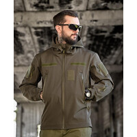 Куртка тактична Soft Shell олива (S-3XL)