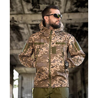 Куртка тактична Soft Shell піксель (S-3XL)