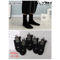Шкарпетки чоловічі AY160-1 black (41-46)