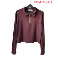Светр жіночий 7334 brown (L-2XL)