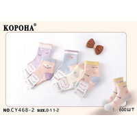 Шкарпетки дитячі KH468-2  mix (1-2)