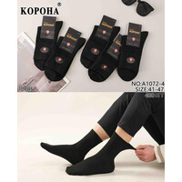 Шкарпетки чоловічі KH1072-4 black (41-47)