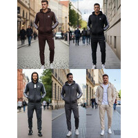 Спортивний костюм чоловічий 7371 black (46-54)