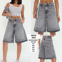 Шорты жіночі 4853 l.grey (34-42)