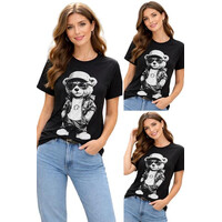 Футболка жіноча AL68 black (M-3XL)