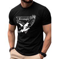 Футболка мужская 243 чорний (в пачке 5 шт. р.M-3XL)