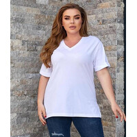 Футболка жіноча 54003 white (48-56)