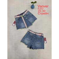 Спідниця-шорти жіноча F217 blue (25-30)
