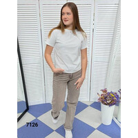 Футболка жіноча 7126 white (42-48)