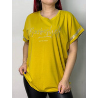 Футболка жіноча 5598 yellow (50-54)