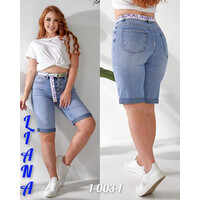 Шорты жіночі 1003-1 l.blue (28-33)