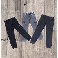 Джинси дитячі 6031 l.grey (13-17)