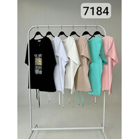 Футболка жіноча 7184 mint (48-54)