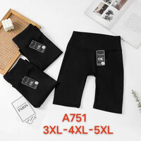 Велосипедки жіночі 751 black (3XL-5XL)