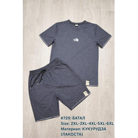 Костюм чоловічий 729 grey (2XL-6XL)