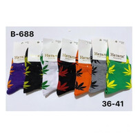 Шкарпетки жіночі B688 mix (36-41)
