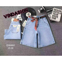 Шорты жіночі 4061 l.blue (25-30)