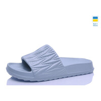 Шлепанцы женские N81 сіро-блакитний (8 пар р.36-41)