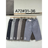Бриджи жіночі A72-3 grey (31-36)
