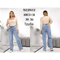 Джинси жіночі 1003 l.blue (30-36)