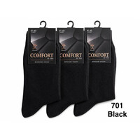 Шкарпетки чоловічі 701 black (41-45)