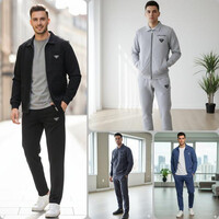 Спортивний костюм чоловічий MR1586 black (S-2XL)