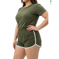 Шорти жіночі 10614 батал хакі (в пачці 4 шт. р.XL-4XL)