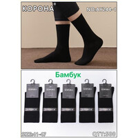 Шкарпетки чоловічі AY244-1 black (41-47)