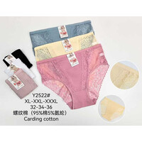 Труси жіночі Y2522 mix (XL-3XL)