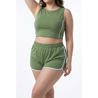 Шорты жіночі 1614 green (S-XL)